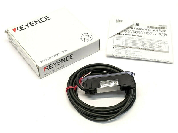 Keyence FS-V33 Fiber Amplifier Main Unit NPN - Maverick Industrial Sales