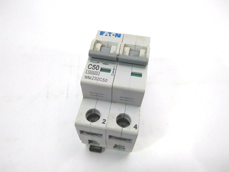 Eaton WMZS2C50 C50 277/480 VAC Din Rail Mount Circuit Breaker - Maverick Industrial Sales