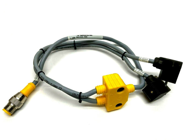 Turck VB2-RS 4.5T-0.3/2TC9S 2-A2081-0.3/0.3/S810 U2-22685 M12 to Valve Cordset - Maverick Industrial Sales