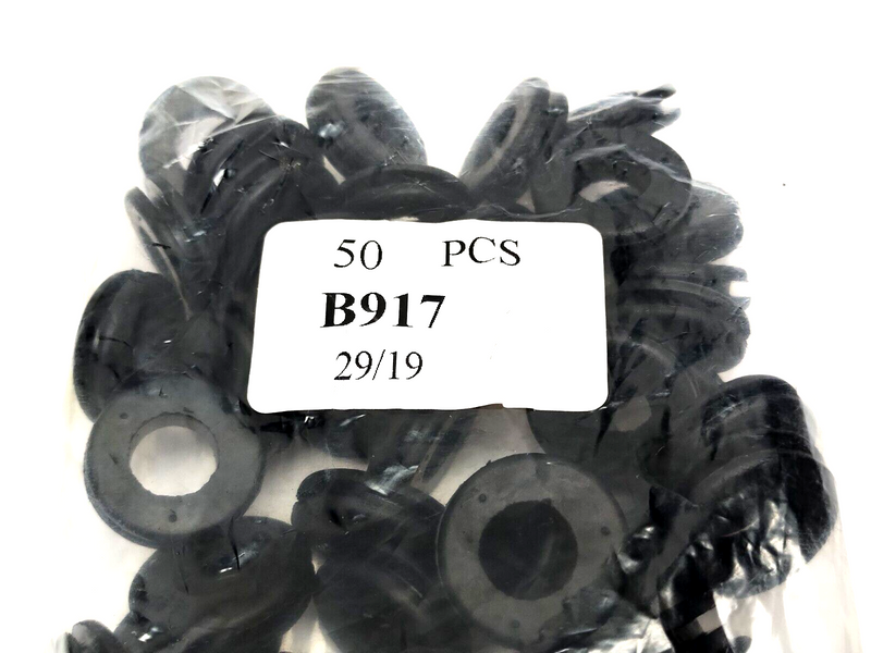 B917 Rubber Grommet For 3/4" Hole, 1/2" ID x 1" OD, 1/8" Panel Thickness 50 PACK - Maverick Industrial Sales