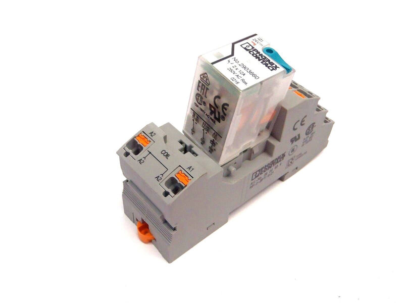 Phoenix Contact RIF-2-BPT/4x21 Terminal Block 2900934 w/ 29003660 Relay - Maverick Industrial Sales