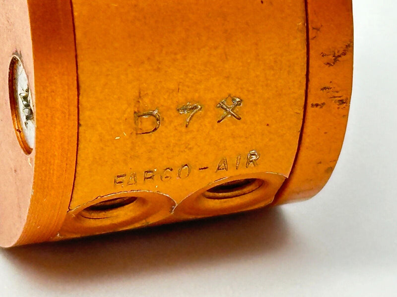 Fabco Air D-7-X Pancake Pneumatic Cylinder w/ 2X Ports 3/4" Bore 3/8" Stroke - Maverick Industrial Sales