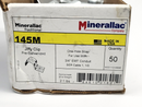 Minerallac 145M Jiffy Clip Pre Galvanized One-Hole Strap  3/4" EMT Conduit 50pcs - Maverick Industrial Sales