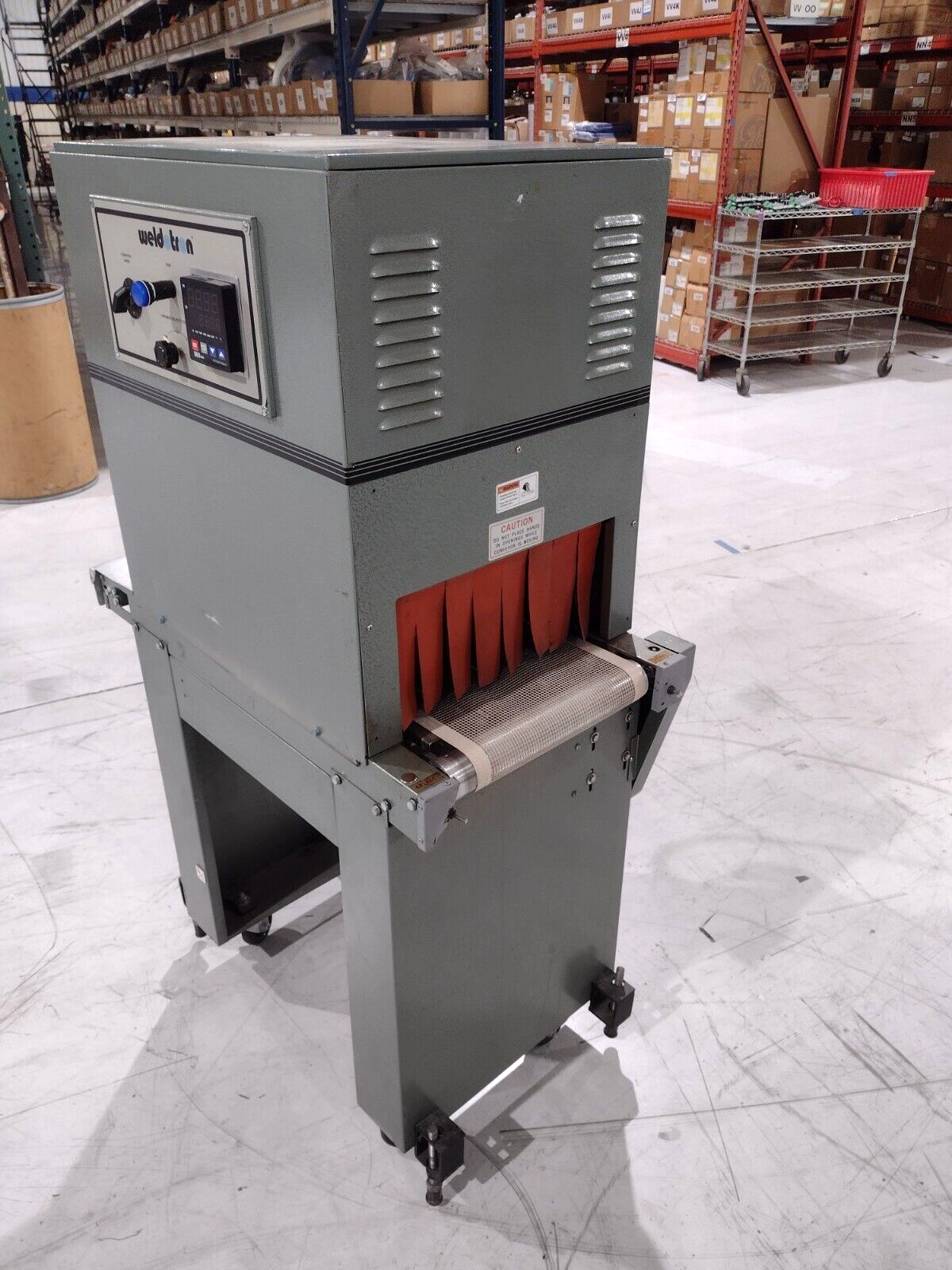 Weldotron 7020 220V 1PH 30A Shrink Tunnel Machine Variable Speed and Temp - Maverick Industrial Sales