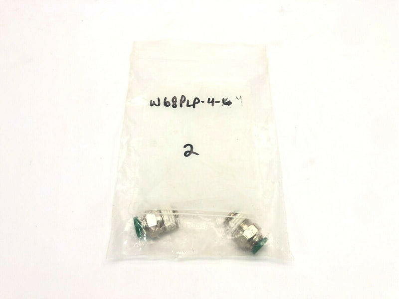 Parker Prestolok W68PLP-4-6 Tube Connector 3/8" MNPT x 1/4" LOT OF 2 - Maverick Industrial Sales