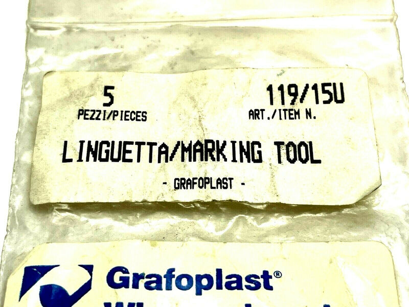 Grafoplast 119/15U Marking Applicator Tool PKG OF 5 - Maverick Industrial Sales