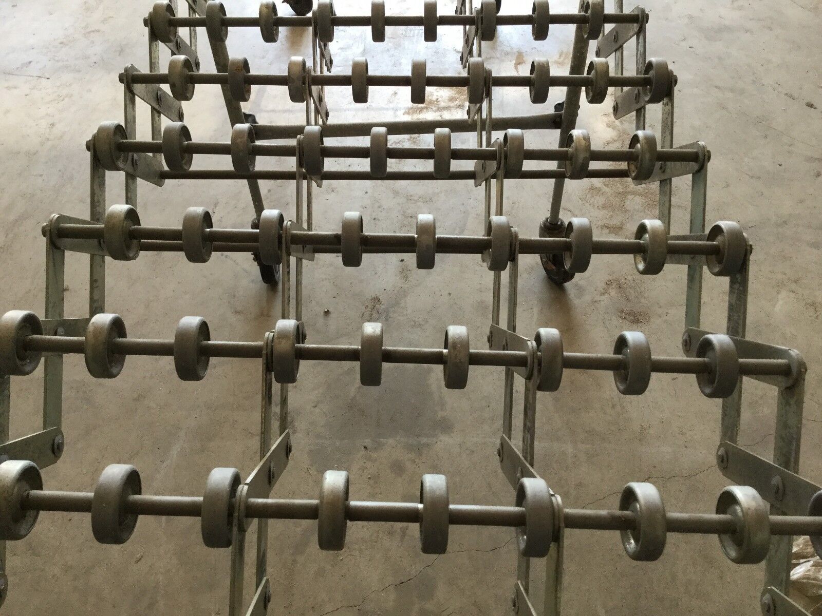 Nestaflex 175 Gravity Roller Flexible Accordian Conveyor Expandable - Maverick Industrial Sales