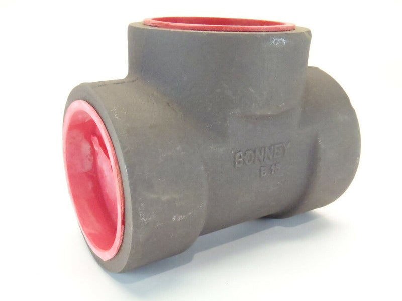 Bonney B16 Socket Weld Tee 2" x 2" x 2" Inch NPS 3000Lbs Forged NTB 8555 - Maverick Industrial Sales