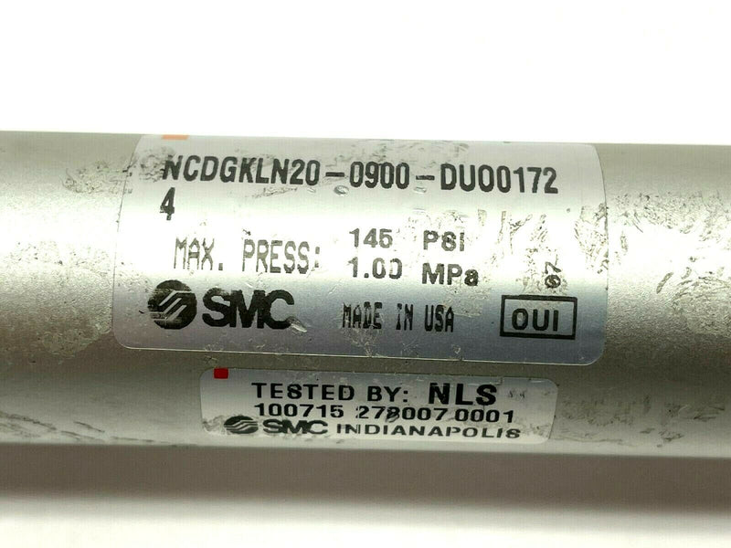 SMC NCDGKLN20-0900-DUO01724 Pneumatic Round Body Cylinder - Maverick Industrial Sales