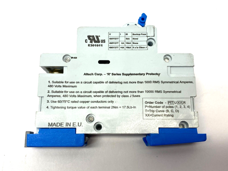 Altech 1CU32R Ser. R Supplementary Circuit Protector 1-Pole C32 - Maverick Industrial Sales