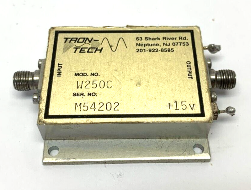 Tron-Tech W250C Amplifier Input/Output Module +15V - Maverick Industrial Sales