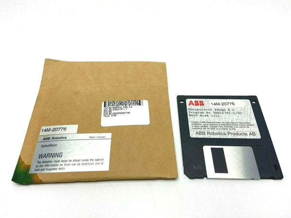 ABB 14M-27076 3HAC2741-1 Manipulator Param 4.0 Boot Disk Floppy - Maverick Industrial Sales