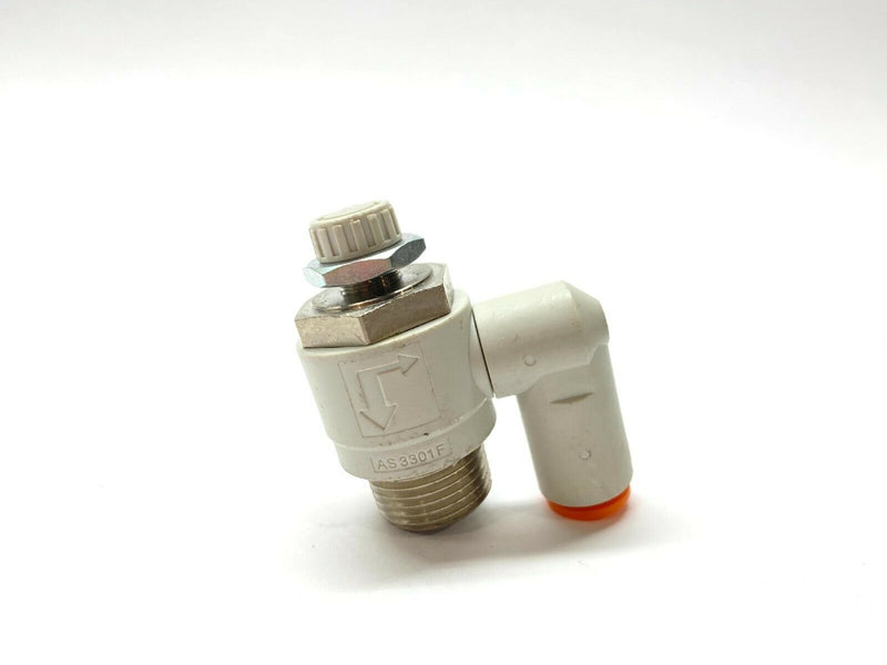 SMC AS3301F-N03-07 Speed Control 1/4" OD One Touch Fitting 3/8" Male NPT - Maverick Industrial Sales