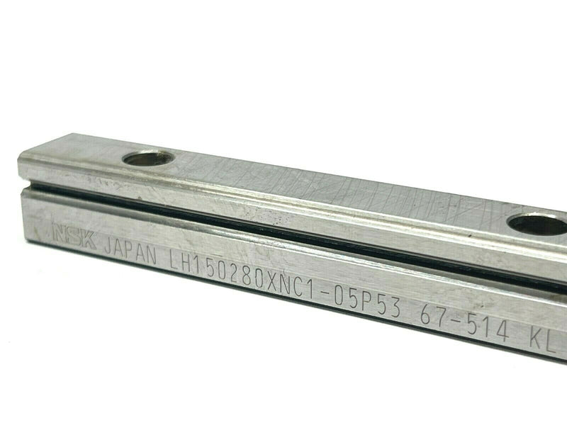 NSK 67-514KL Linear Bearing Guide Block w/ LH150280XNC1-05P53 Guide Rail 280mm - Maverick Industrial Sales