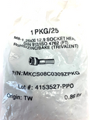 MKCS08C0309ZPKG M1.25-.5x20 12.9Socket Head DIN Zinc/Bake 912/ISO 4762 BAG OF 25 - Maverick Industrial Sales