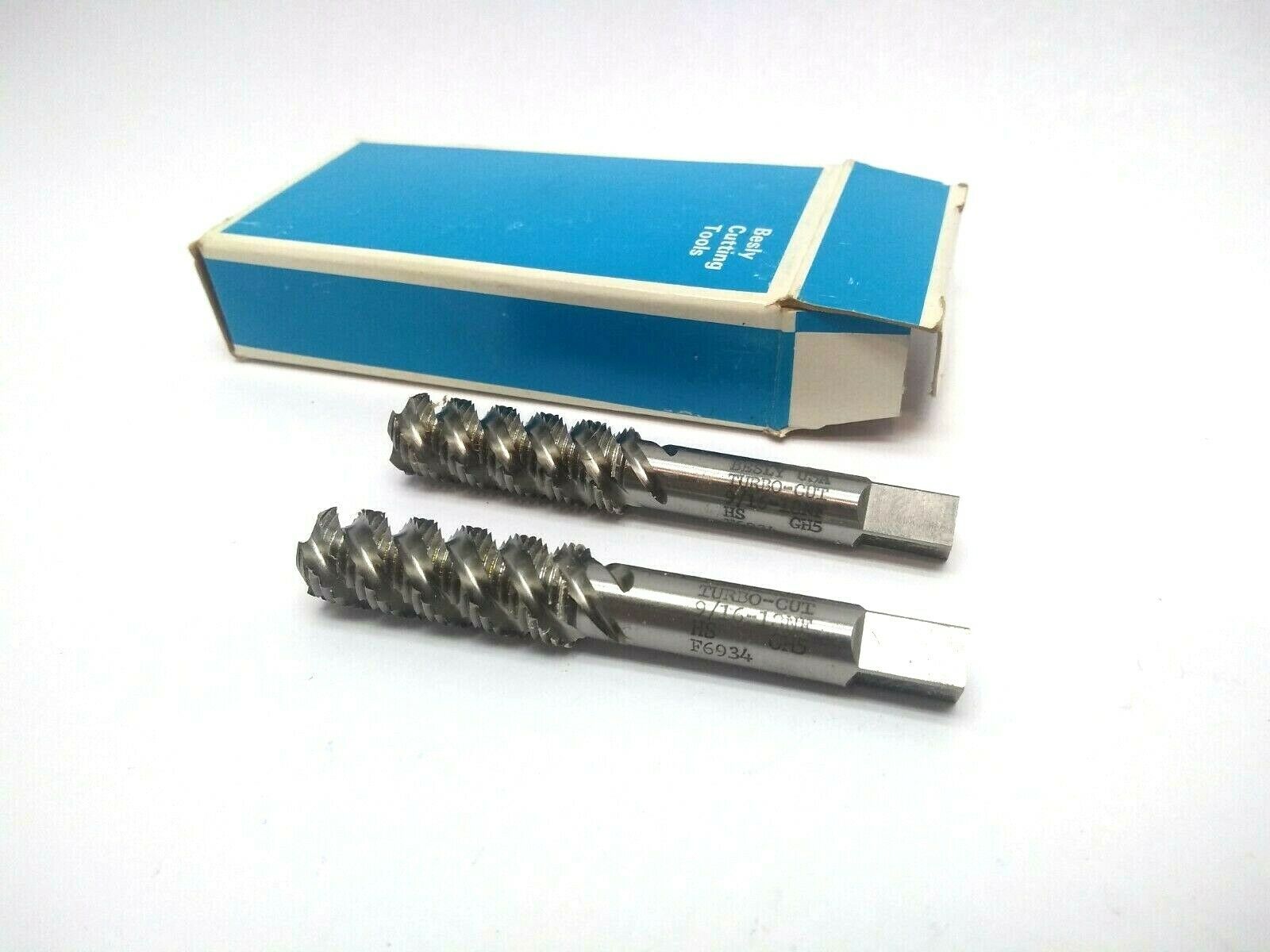 Besly Cutting Tools 17091 9/16-18 NF 4 FL HS GH5 BOTT F4231 Turbo Cut Box OF 2 - Maverick Industrial Sales