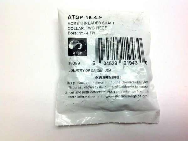 Ruland ATSP-16-4-F Acme Threaded Collar 1” -4 TPI - Maverick Industrial Sales