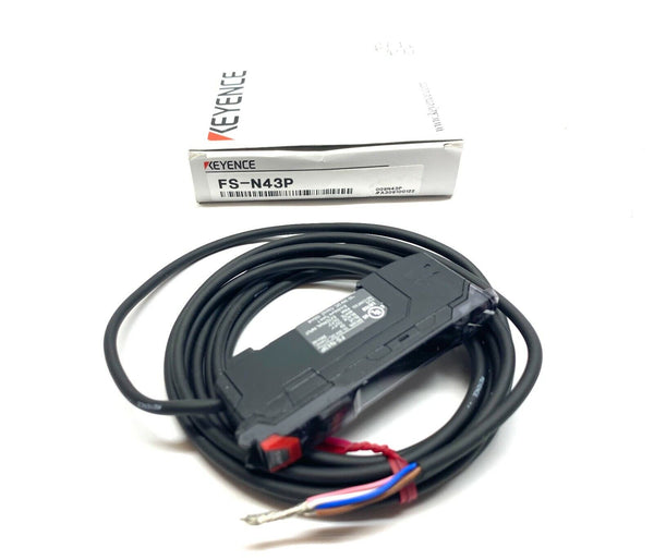 Keyence FS-N43P Fiber Optic Sensor Amplifier Unit - Maverick Industrial Sales