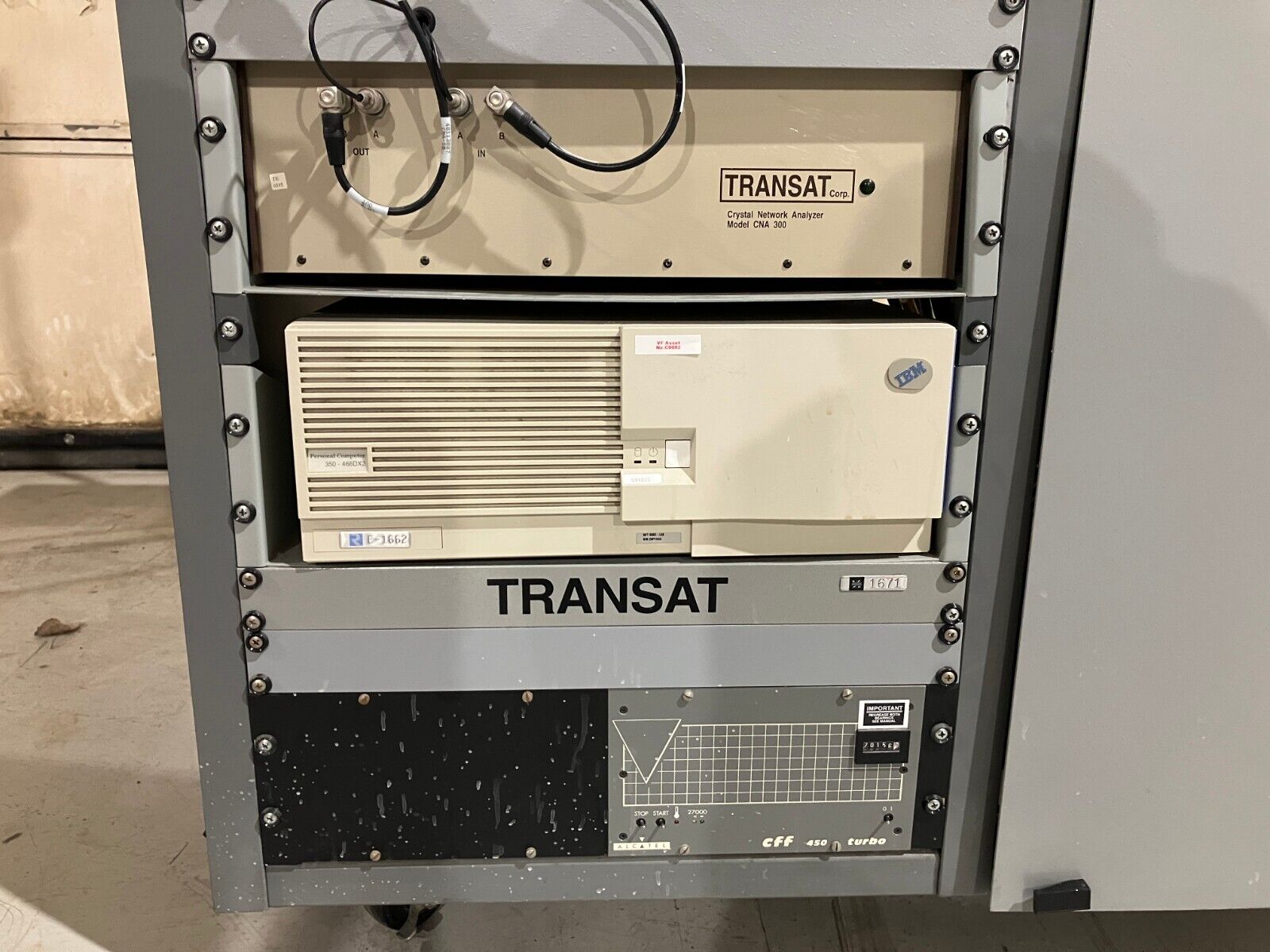 Crystal Plating Analyzer Qualifying Machine, Alcatel Ceramic, Transat CNA 300 - Maverick Industrial Sales