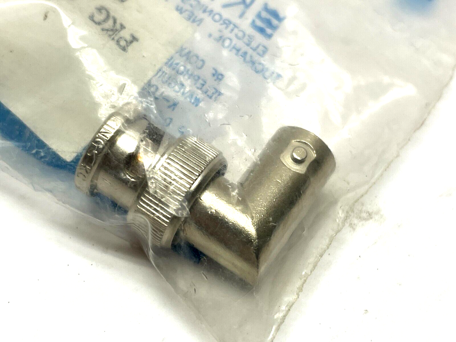 Kings KC-99-35 Adapter Plug BNC Receptacle Right Angle Adapter - Maverick Industrial Sales