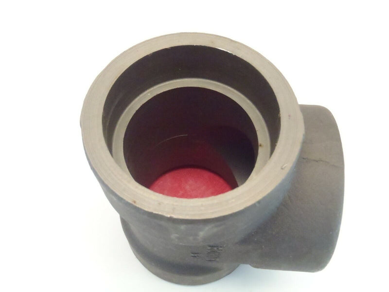 Bonney B16 Socket Weld Tee 2" x 2" x 2" Inch NPS 3000Lbs Forged NTB 8555 - Maverick Industrial Sales