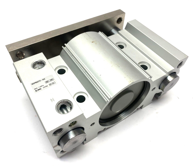 SMC MGPM80TN-50Z Pneumatic Guide Cylinder Double-Acting 80mm Bore 50mm Stroke - Maverick Industrial Sales