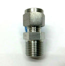 BI-Lok 316-3/8-BK SS Connector Fitting, DCT-6-6-SS, 3/8" Tube, 3/8" Male NPT - Maverick Industrial Sales