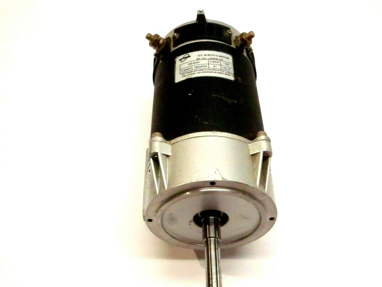 6Rotomag GS-M357 DC Electric Motor 0.33 HP 2.8A 1800 RPM 110V - Maverick Industrial Sales