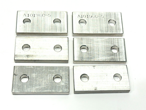 A10196C-5 2-Hole Straight Aluminium Joining Plate 1" x 2" LOT OF 6 - Maverick Industrial Sales