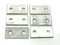 A10196C-5 2-Hole Straight Aluminium Joining Plate 1" x 2" LOT OF 6 - Maverick Industrial Sales