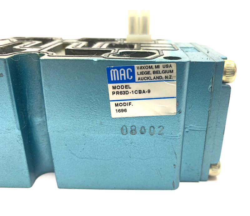 Mac Valves PR63D-1CBA-9 Pneumatic Valve Manifold w/ Gauge - Maverick Industrial Sales