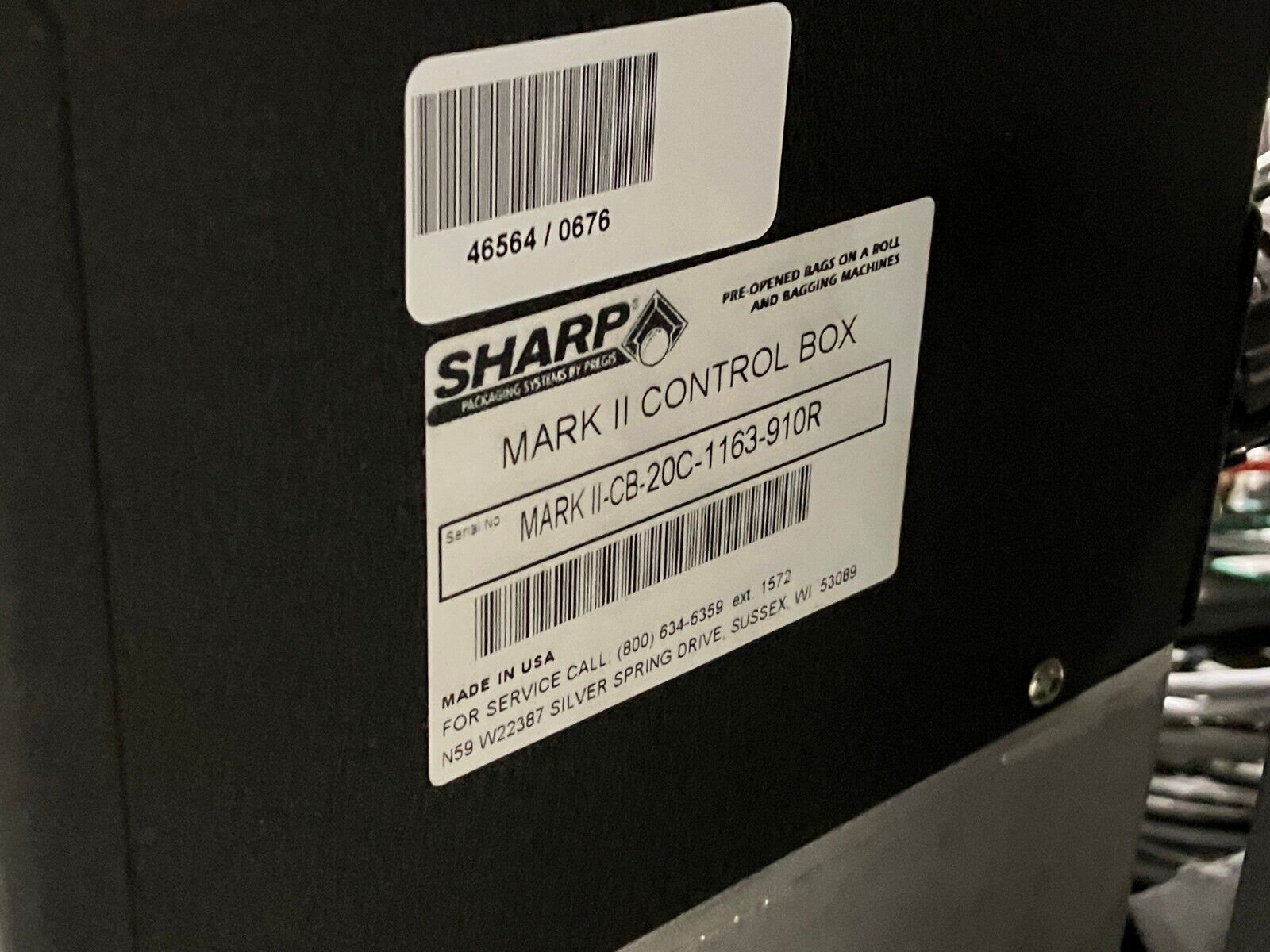 Pregis Sharp MAX 12 Continuous Roll Bagger, Bagging Machine, Mark II ...