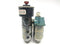 Wilkerson C04-02-000 Filter Regulator & L00-02-000 Lubricator Assembly w/ Gauge - Maverick Industrial Sales