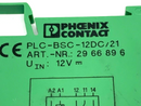 Phoenix Contact PLC-BSC-12DC/21 Relay Base 2966896 w/ 2961163 Relay - Maverick Industrial Sales