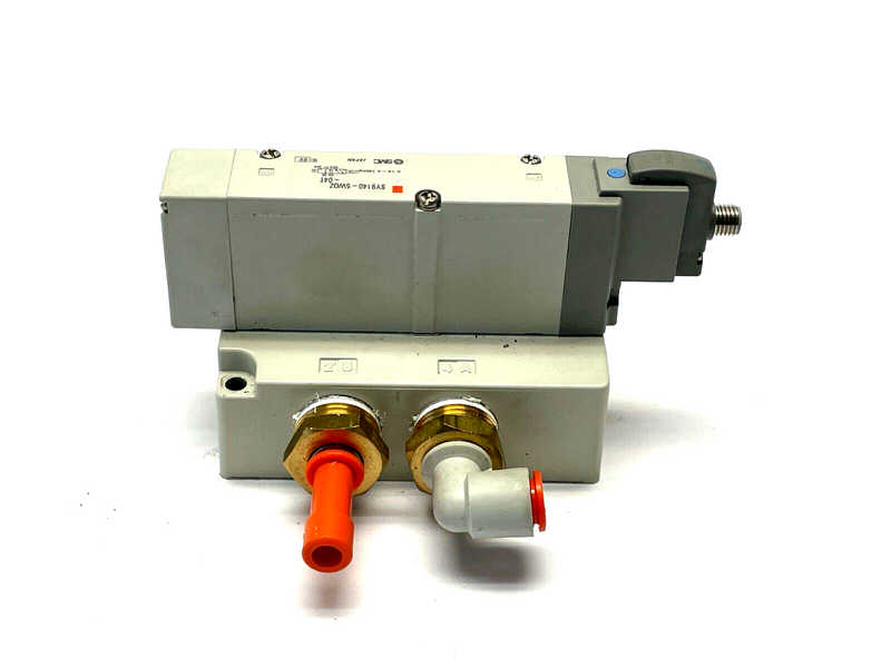 SMC SY9140-5WOZ-04T Solenoid Valve w/ Sub Plate - Maverick Industrial Sales