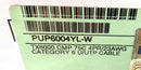 Panduit PUP6004YL-W Cable TX6000 CMP 75C 4PR/23AWG Cat. 6 U/UTP 10' FEET - Maverick Industrial Sales