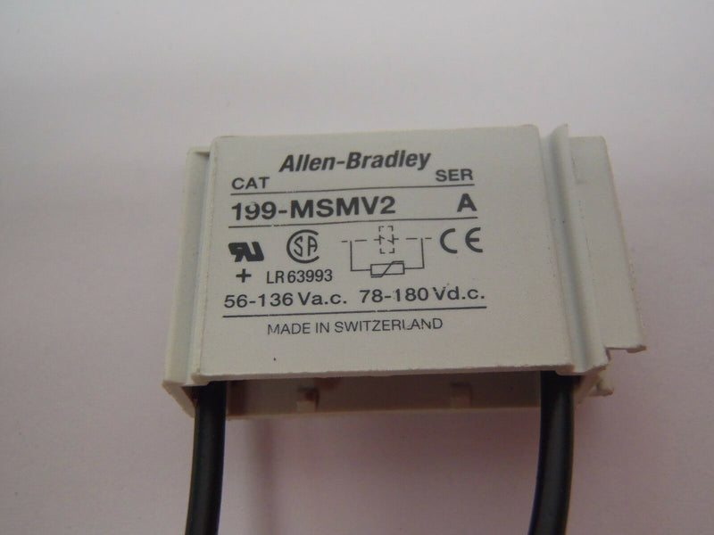 Allen Bradley 199-MSMV2 Ser A Surge Suppressor 56-136 Va.c. 78-180 Vd.c. - Maverick Industrial Sales