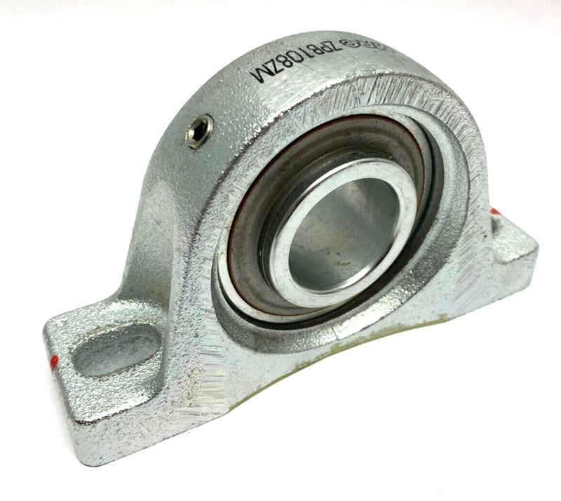 MRC ZPB108ZM Pillow Block Bearing Wash Down w/ RRZ1108BRR Bearing - Maverick Industrial Sales