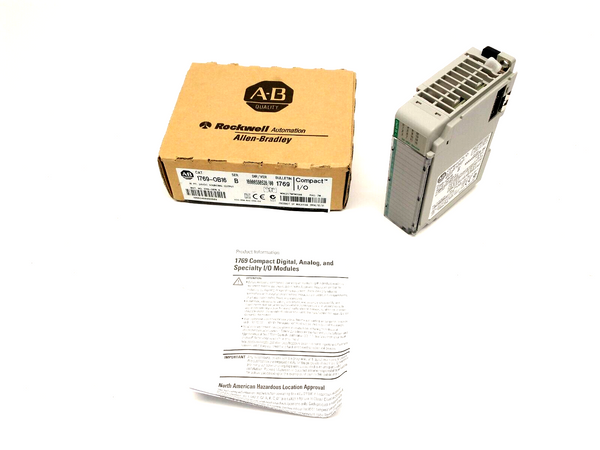 Allen Bradley 1769-OB16 Ser. B CompactLogix 16-Point DC Digital Output Module - Maverick Industrial Sales