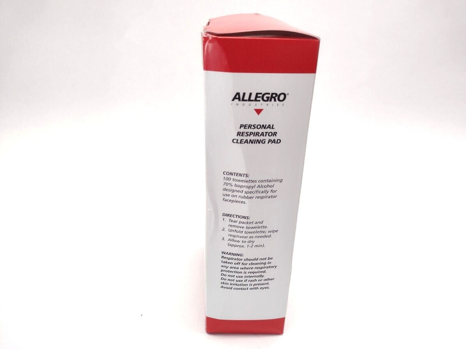 Allegro 1001 Respirator Wipes 100 Piece Dispenser Pack CASE OF 25 - Maverick Industrial Sales