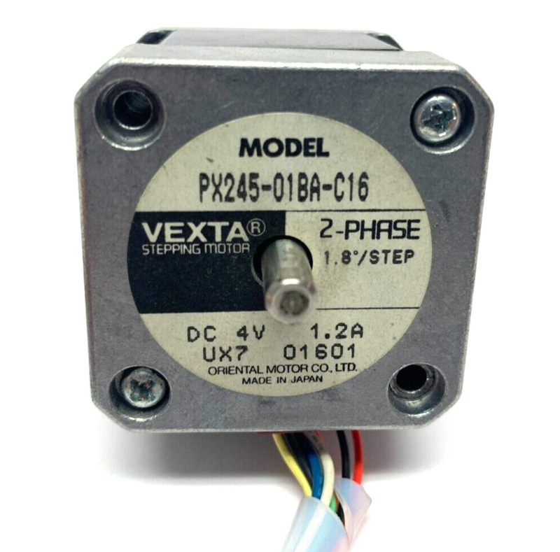 Vexta Oriental Motor PX245-01A-C16 Stepping Motor 2-Phase 1.8 Degree Step 1.2A - Maverick Industrial Sales