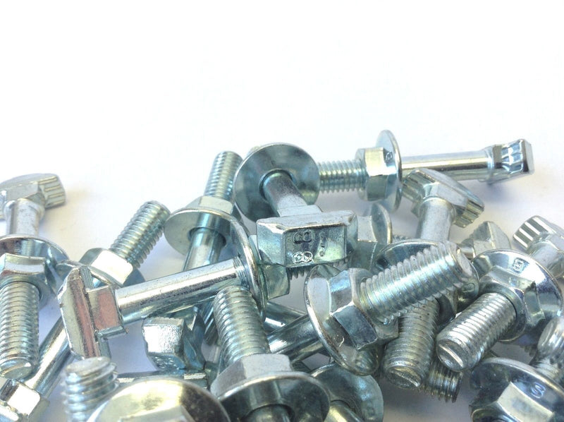 Bosch T-Nut Strut Fasteners, 8mm X 55mm (Total Length), 8.8 Steel LOT OF 65 - Maverick Industrial Sales