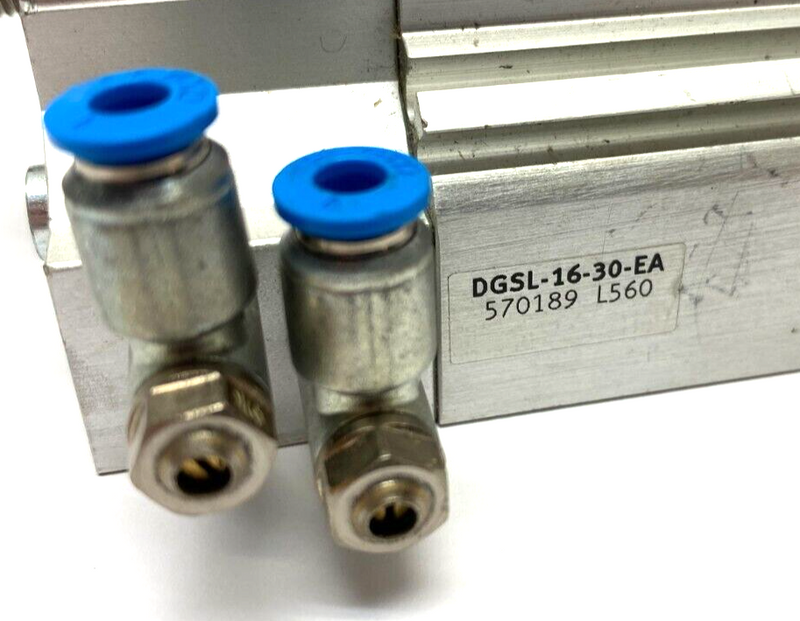 Festo DGSL-16-30-EA Mini-Slide Pneumatic Cylinder 16mm Bore 30mm Stroke 570189 - Maverick Industrial Sales