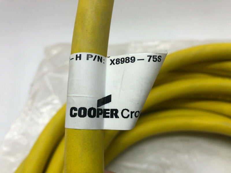 Cooper Crouse-Hinds X8989-75S Mini-Line ST00W Male to Female Extensions, 8 pin - Maverick Industrial Sales
