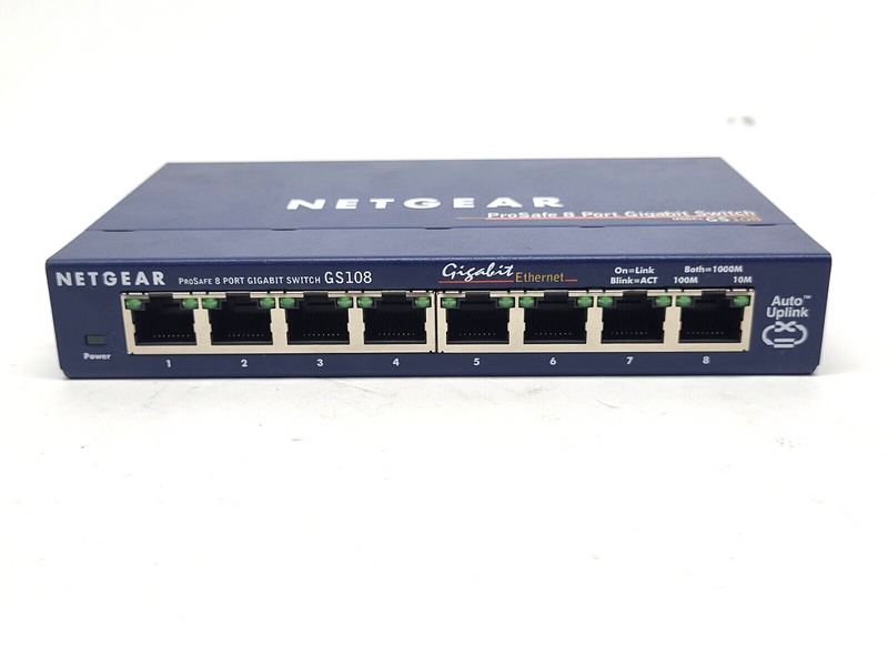 Netgear GS108 v3 ProSafe 8 Port Gigabit Switch - Maverick Industrial Sales