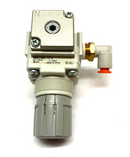 SMC AR20K-N02E-1Z-B Modular Regulator Backflow Function 3~30psi Set Press - Maverick Industrial Sales