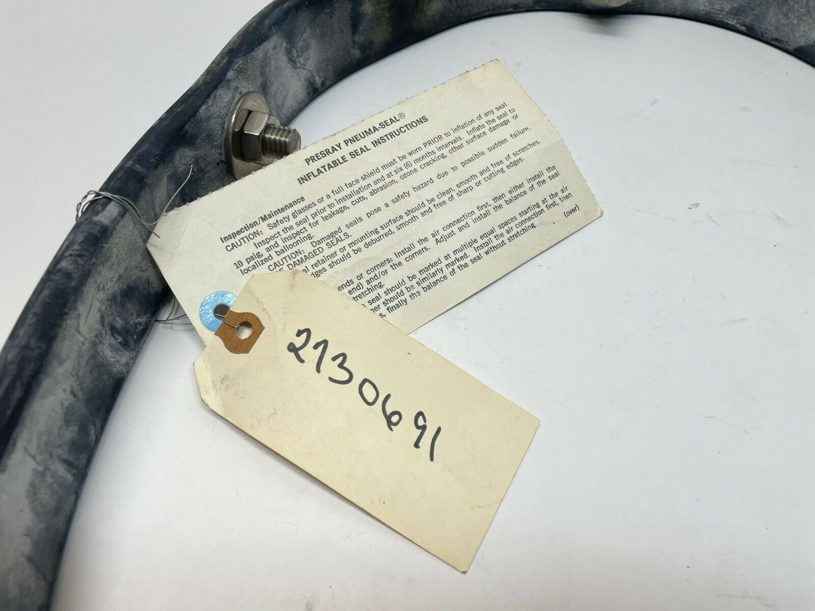 Presray 2730691 Pneuma-Seal Inflatable Seal, 17" Diameter - Maverick Industrial Sales