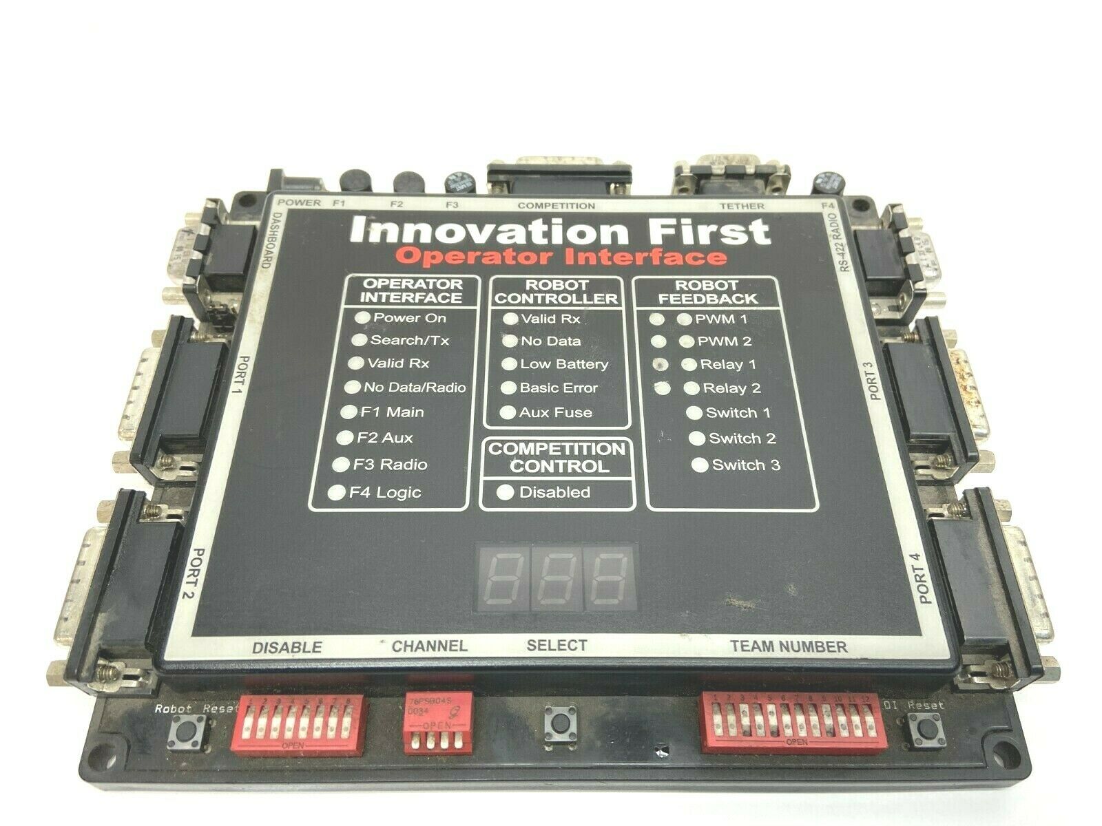 Innovation First Operator Interface Robot Controller Feedback Competition - Maverick Industrial Sales