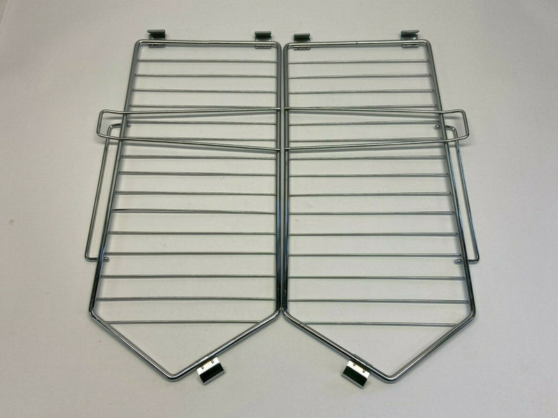 Nexel 832CP209 Chrome Side Panel SET for Stackable Wire Bin System - Maverick Industrial Sales