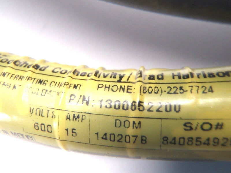 Woodhead Connectivity Brad Harrison 1300652200 600V 15A Cordset - Maverick Industrial Sales